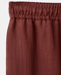 Mango Women's High-Waist Palazzo Pants