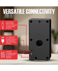 AudioSource 2.0 Stereo Bluetooth 5.3 Dual Driver Desktop Pc Speakers