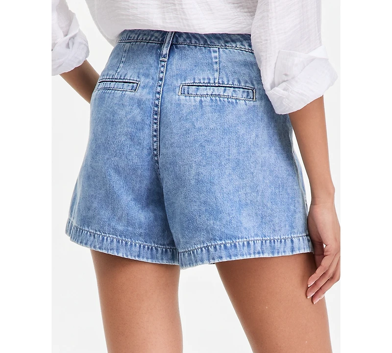 On 34th Women's 4" Denim Utility Shorts, Macy's Exclusive