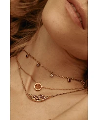 Retro Chic Rainbow Charm Necklace