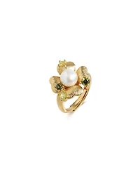 Retro Chic Garden Blossom Ring