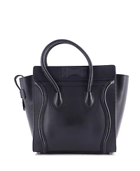 Pre-Owned Celine Micro Luggage Bag Grainy Leather