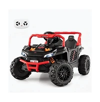 Hongge 12V Kids Ride on Truck Off-Road Utv with Parental Remote and Lights