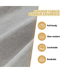 gaomon Loveseat Couches Set of 2 for Living Room, 80 in Modern Couch with Deep Seats, Comfortable Love Seat Sofa with Sturdy Frame