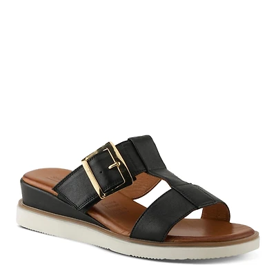 Spring Step Women's Seaport Wedge Sandal with Leather Upper