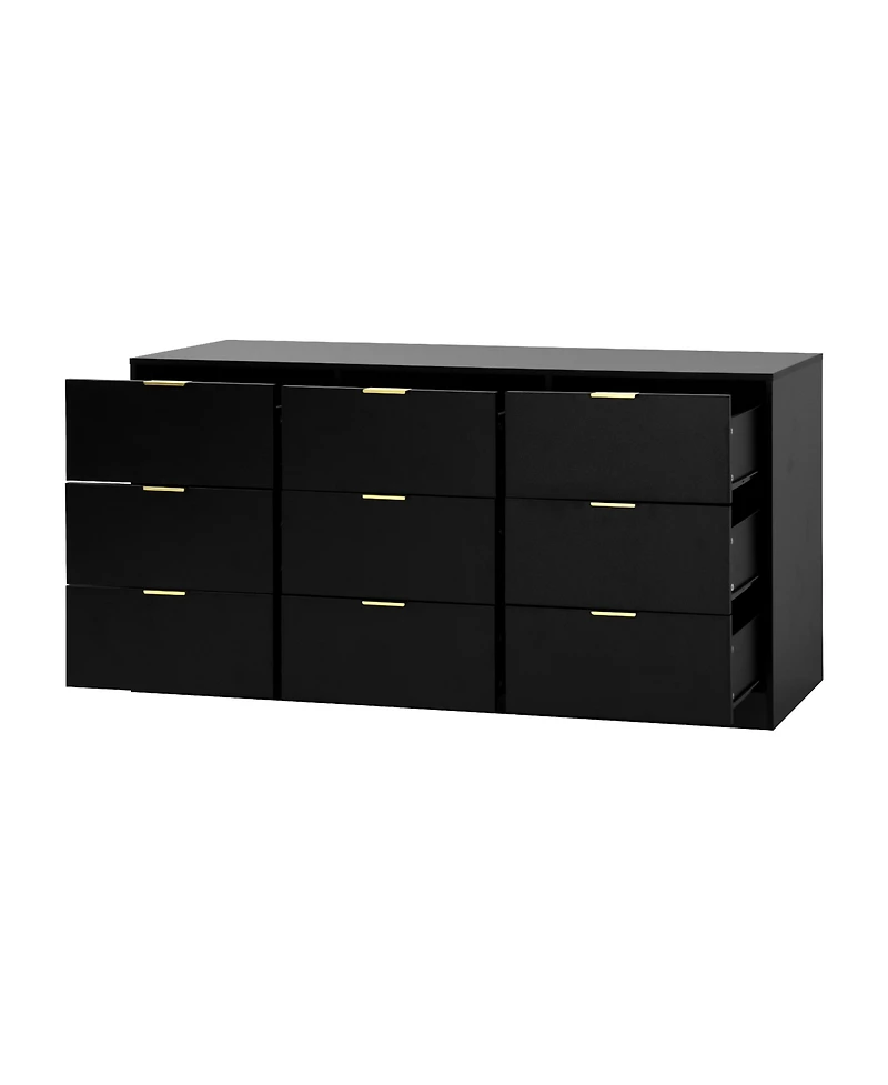 flynama Slim 5 Drawer Dresser Wood for Bedroom Living Room Small Space Storage