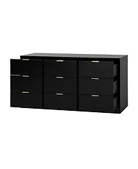 flynama Slim 5 Drawer Dresser Wood for Bedroom Living Room Small Space Storage