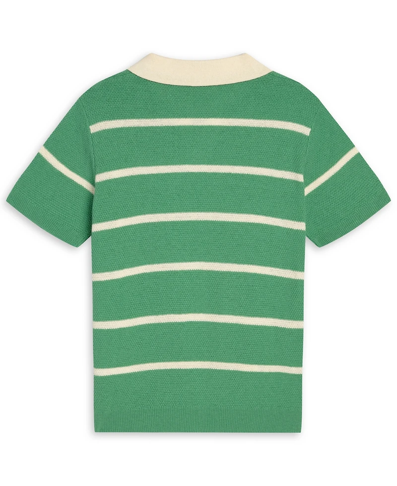 Scotch & Soda Boys' 8-16 Striped Short-Sleeve Polo Shirt