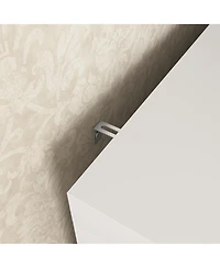 flynama White 12-Drawer Double Dresser Storage Cabinet for Bedroom