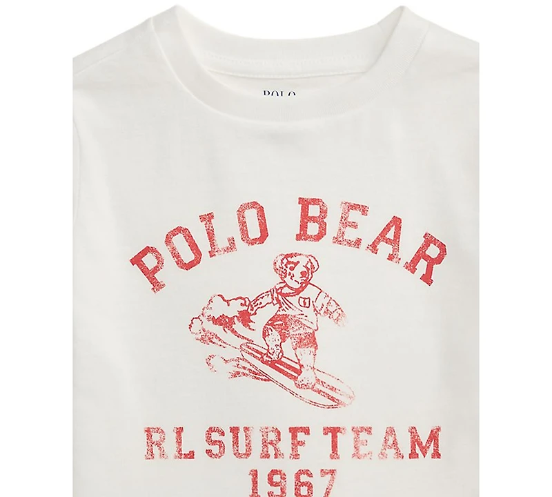 Polo Ralph Lauren Boys' - Bear Cotton Jersey Tee