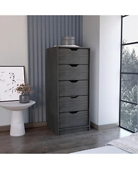 flynama Modern 4 Drawer Dresser Particleboard Cabinet Waterproof for Bedroom Entryway Bathroom