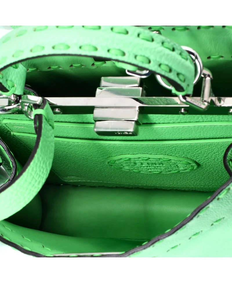 Pre-Owned Fendi Small Selleria Peekaboo ISeeU Bag Leather