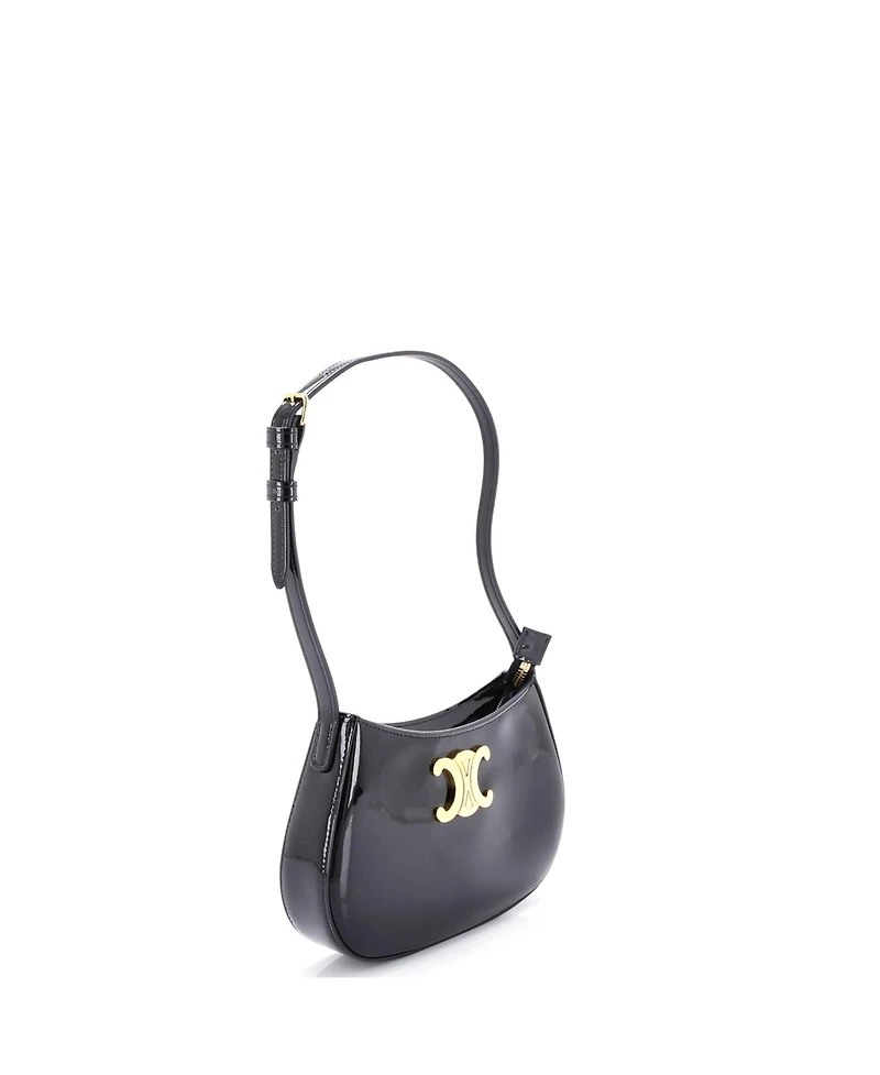 Pre-Owned Celine Medium Triomphe Tilly Bag Patent
