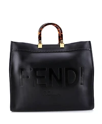 Pre-Owned Fendi Sunshine Shopper Tote Leather