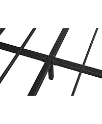 flynama Floating Metal Bed Frame With Led Lights Noise Free No Box Spring Needed