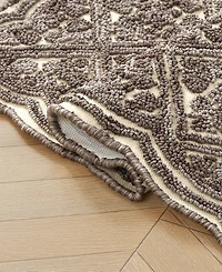 Laura Ashley Scalloped Skid Resistant Accent Rug, 20" x 60"