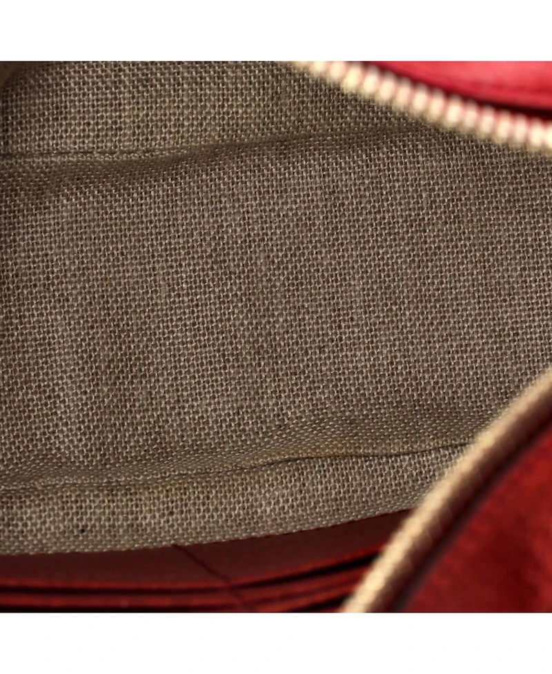 Pre-Owned Gucci Mini Bree Disco Crossbody Bag Gg Canvas with Leather