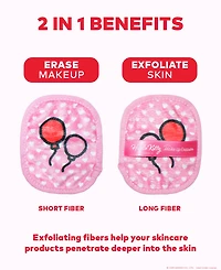 MakeUp Eraser 8-Pc. Hello Kitty Cutie Pie Reusable Makeup Wipe Set
