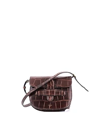 Pre-Owned Celine Mini Symmetrical Shoulder Bag Embossed Leather