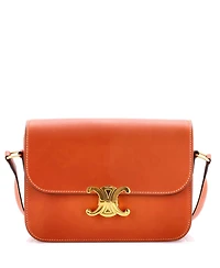 Pre-Owned Celine Large Triomphe Shoulder Bag Smooth Calfskin