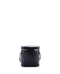 Pre-Owned Celine Vertical Zip Messenger Embossed Leather