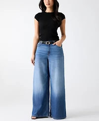 Guess Women's Short-Sleeve Crew Neck Sweater