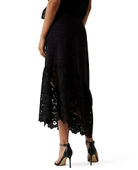 Guess Women's Pull-On Flared Midi Skirt