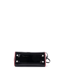 Pre-Owned Fendi Mini Resin Handle Peekaboo Bag Patent
