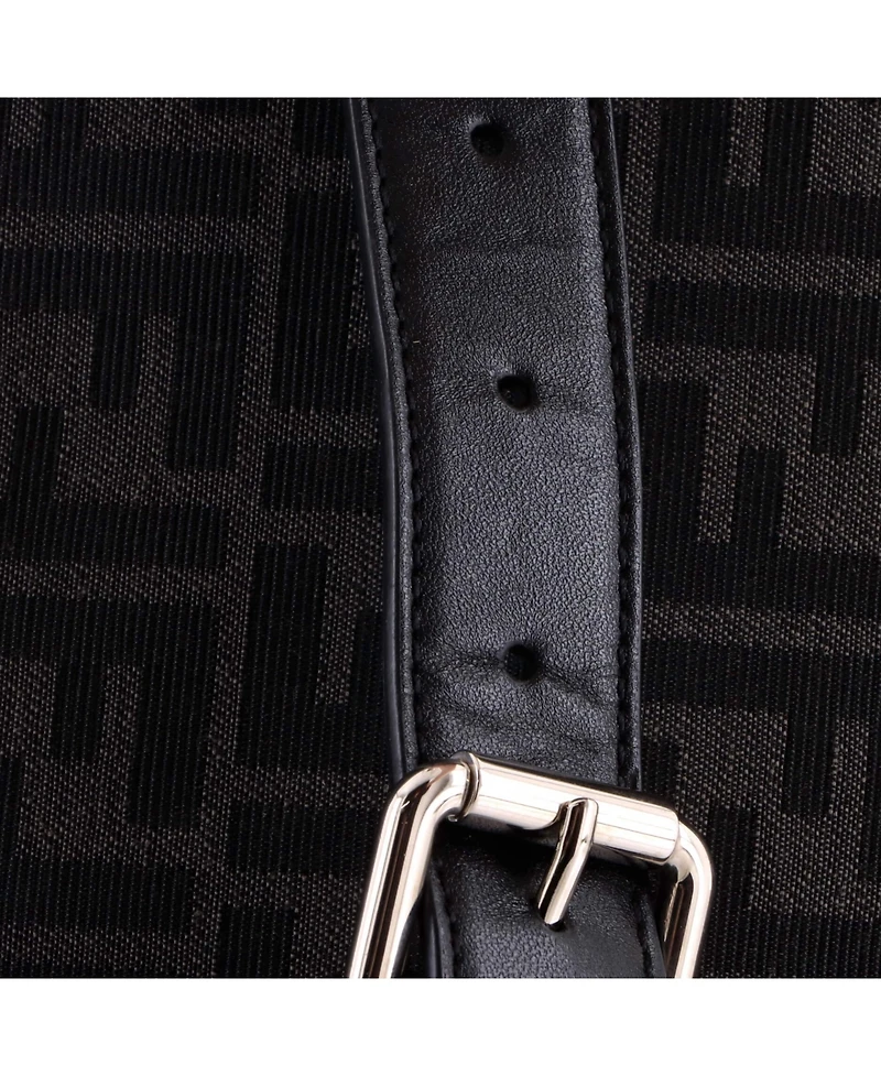 Pre-Owned Fendi Large Convertible Open Tote Zucca Jacquard Fabric and Leather