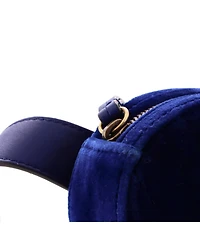 Pre-Owned Gucci Gg Marmont Belt Bag Matelasse Velvet