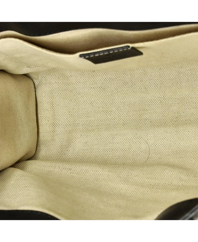 Pre-Owned Gucci Small Emily Chain Flap Shoulder Bag Guccissima Leather