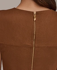 Donna Karan New York Women's Crewneck Sleeveless Shift Dress