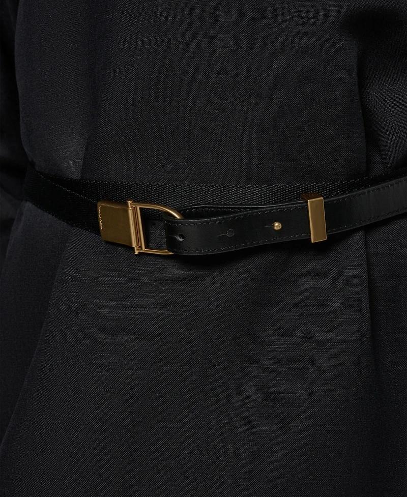 Donna Karan New York Women's Long-Sleeve Belted Dress