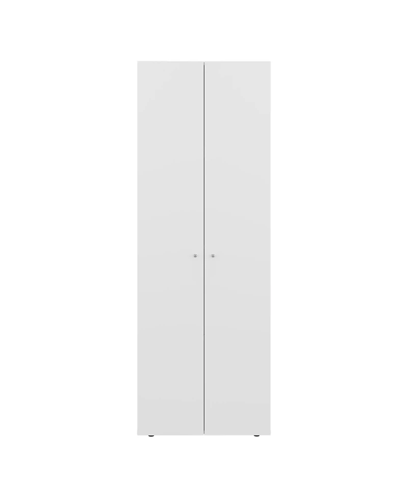Flynama Armoire 66.9 Inch High 2 Doors 4 Shelves Bedroom Storage Cabinet with Spacious Shelving
