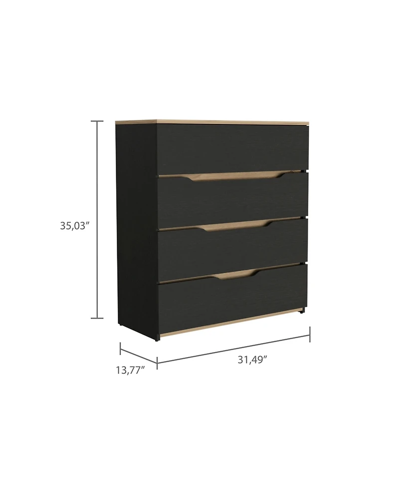 flynama 5 Drawer Modern Dresser Organizer Cabinet for Nursery Home Furniture with Spacious Drawers Easy Assembly Durable B