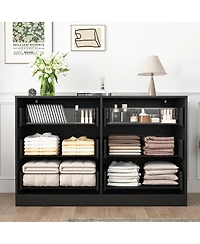 flynama 5 Drawer Elegant Dresser Organizer Cabinet for Nursery Home Furniture With Spacious Drawers Easy Assembly Durable