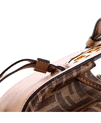 Pre-Owned Fendi Mini Pomodorino Bucket Bag Zucca Coated Canvas