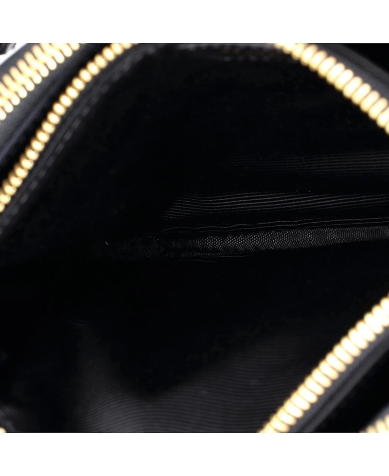 Pre-Owned Celine Small Trio Crossbody Bag Sequin Embellished Nylon