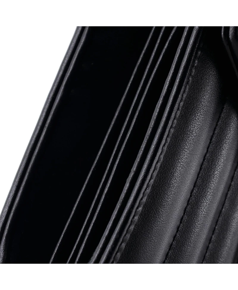 Pre-Owned Gucci Mini Gg Marmont Chain Wallet Mixed Matelasse Leather