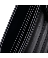 Pre-Owned Gucci Mini Gg Marmont Chain Wallet Mixed Matelasse Leather