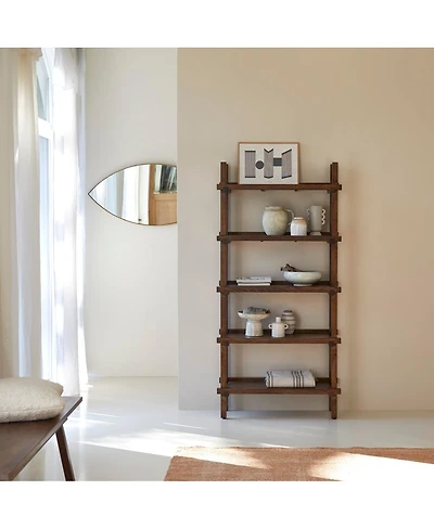 Tikamoon Arko bookcase in solid mango wood