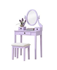 Flynama Elegant Modern Wooden Nightstand with Storage Space Finish Bedside Table for Bedroom Living Room