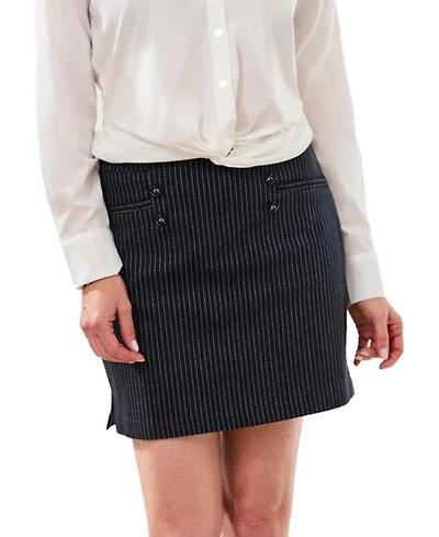 Tribal Women's Striped Pull-On Skort