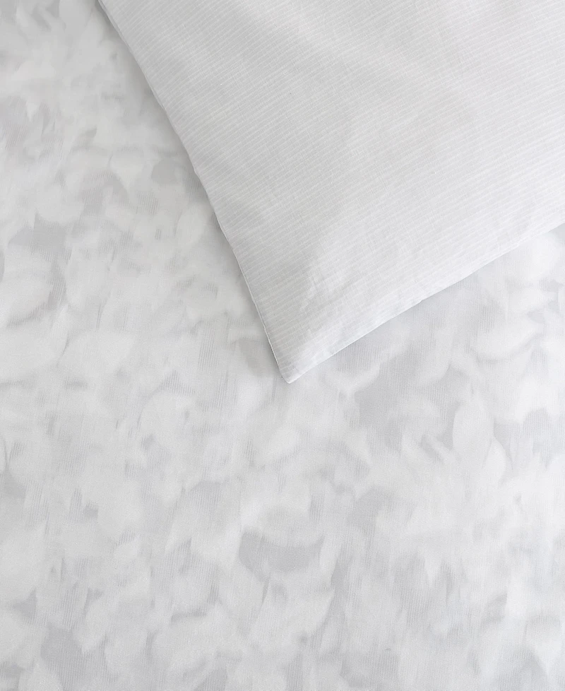 Vera Wang Nebulous Flower Cotton 3-Pc. Comforter Set