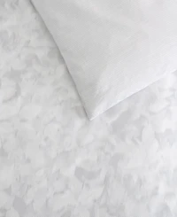 Vera Wang Nebulous Flower Cotton 3-Pc. Comforter Set