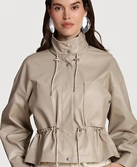 Avec Les Filles Women's Blouson Snap Jacket