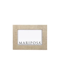 Mariposa Coconut Grove Faux Grasscloth Frame, 4" x 6"
