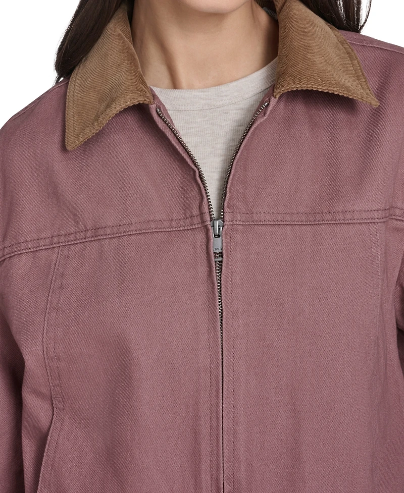 Levi's Women's Zip-Front Laydown Collar Coat