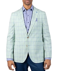 Tailorbyrd Men's Melange Windowpane Sport Coat
