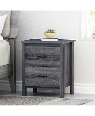 Flynama Versatile Neutral Nightstand with Storage Space Modern Bedroom Furniture Bedside End Table